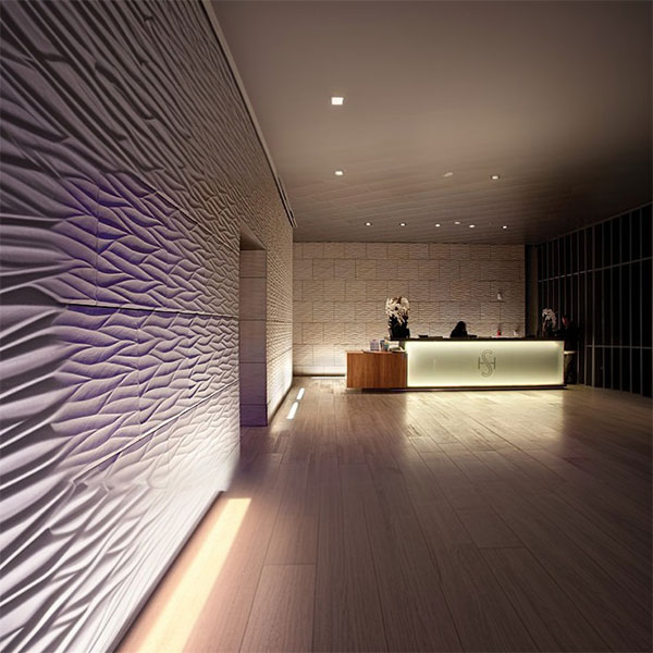 porcelain hotel lobby wall slabs