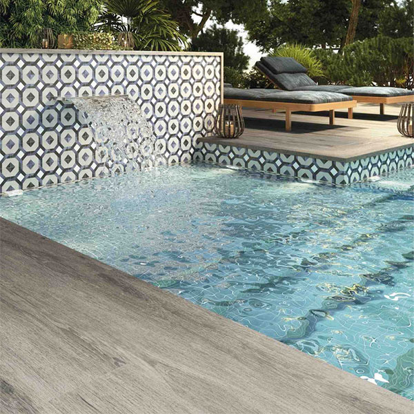 pool porcelain decorative tiles