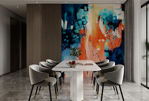 dining room decorative tiles